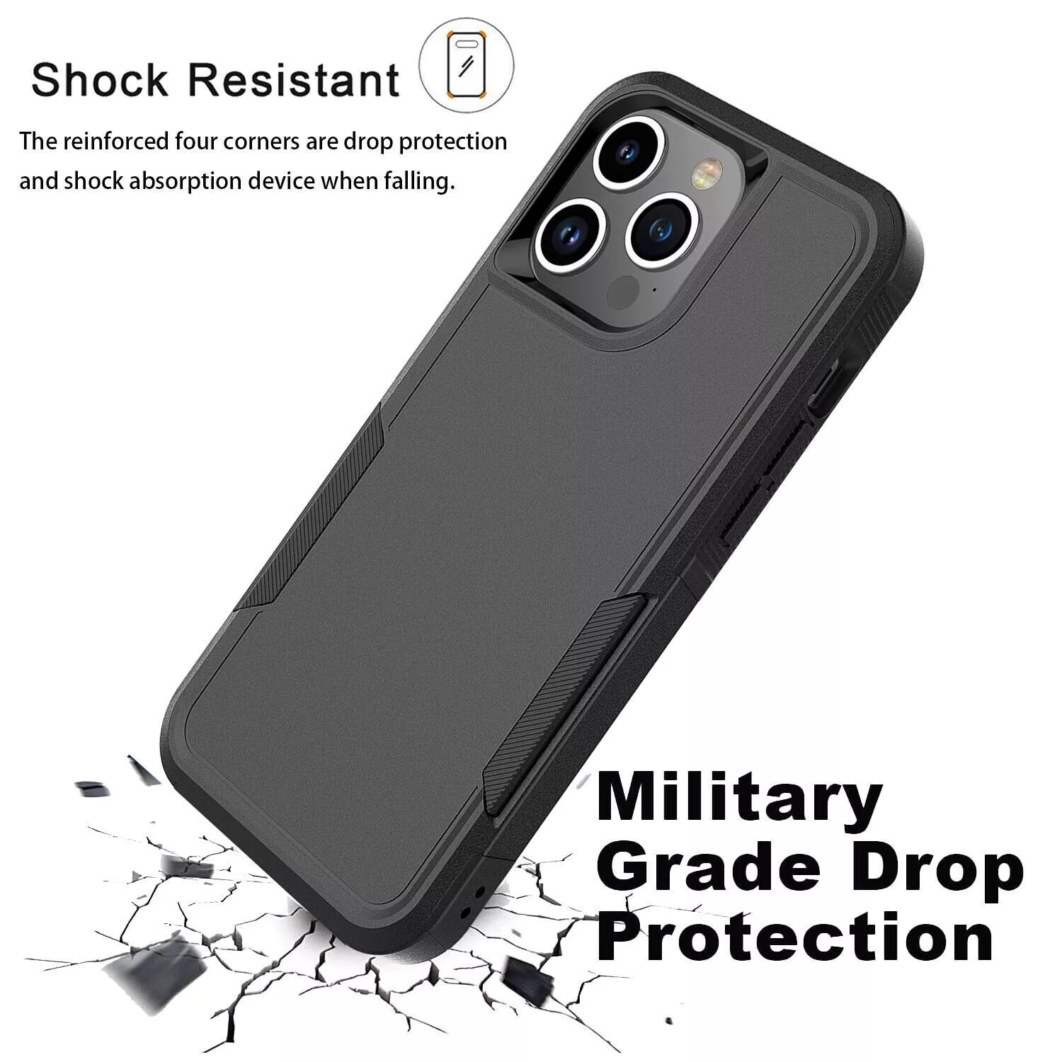 Coque hybride mince pour iPhone 16 Pro Max Coque hybride mince pour iPhone 16 Pro Max